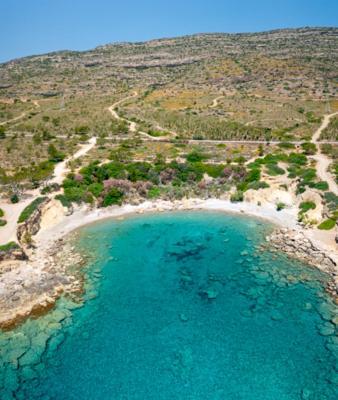 Sea View Pine House Villa Makry Gialos  Exterior photo