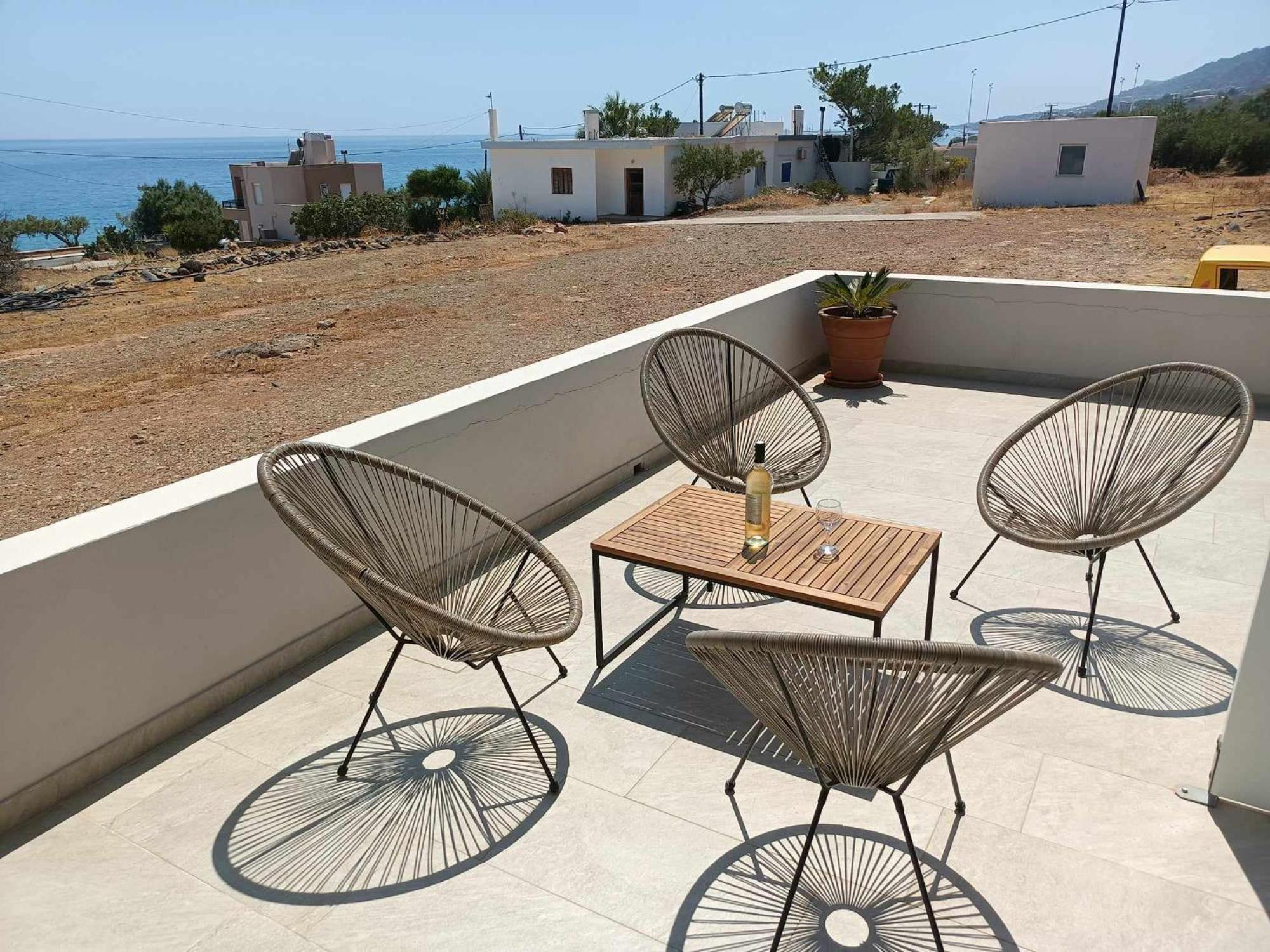 Sea View Pine House Villa Makry Gialos  Exterior photo