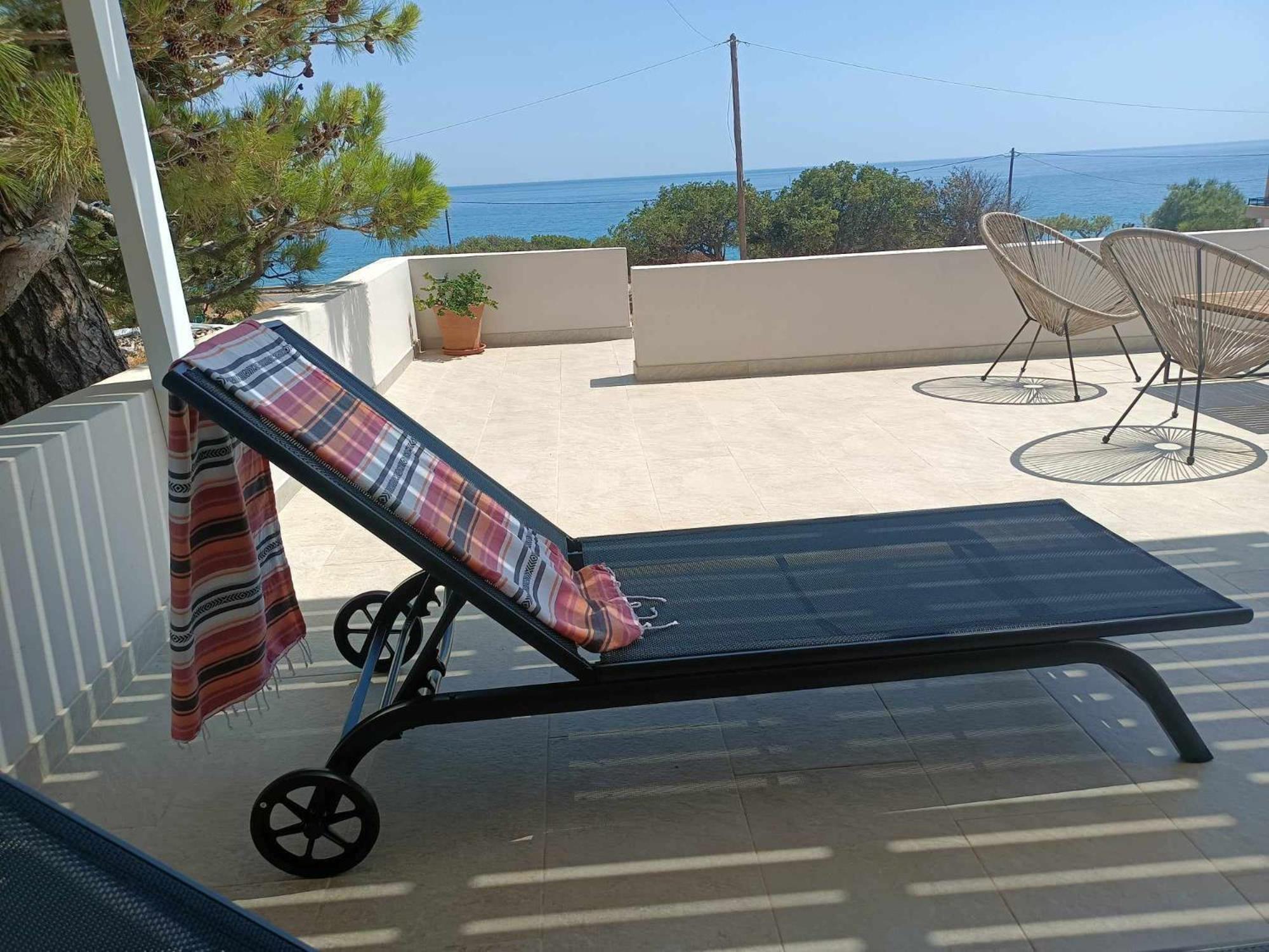 Sea View Pine House Villa Makry Gialos  Exterior photo