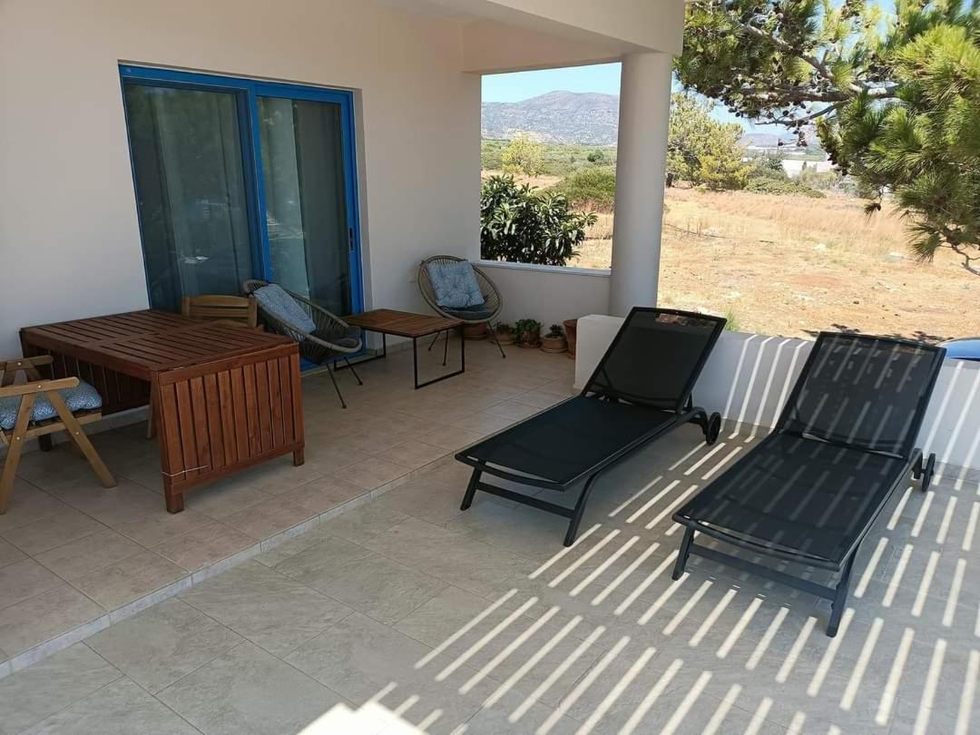 Sea View Pine House Villa Makry Gialos  Exterior photo